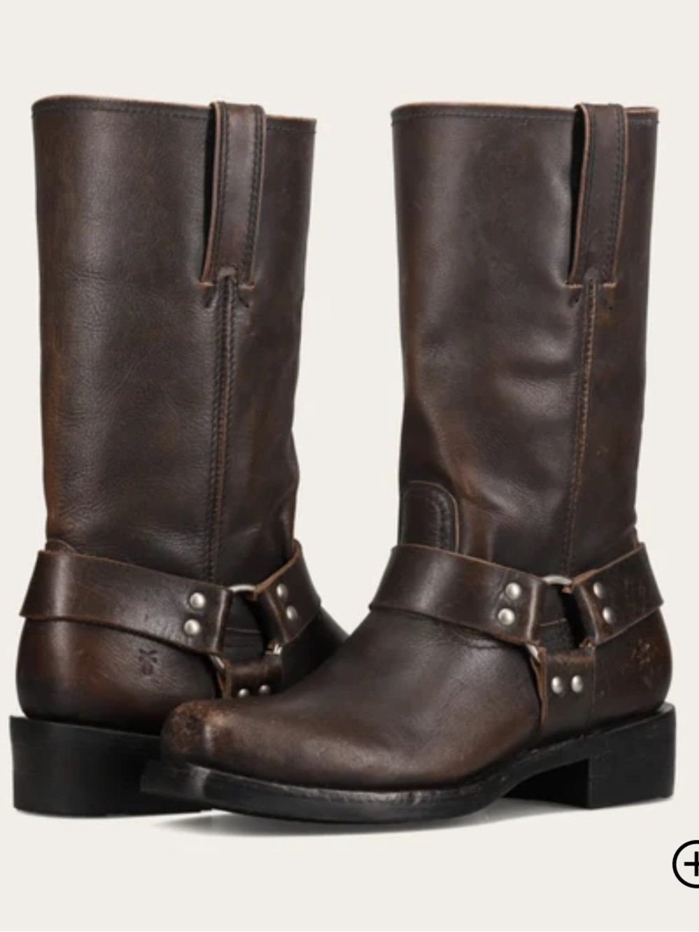 Frye Men's 12r Harness chocolate Brown Leather Boots mens 11